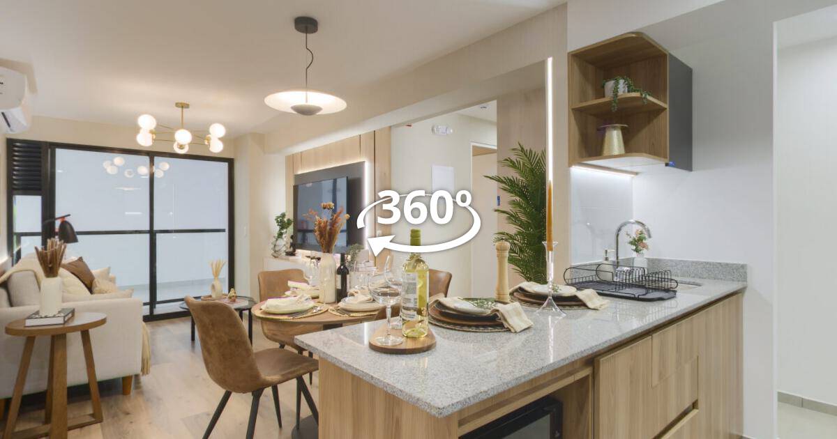 Departamento tipología X07 — Roble, recorrido virtual 360°