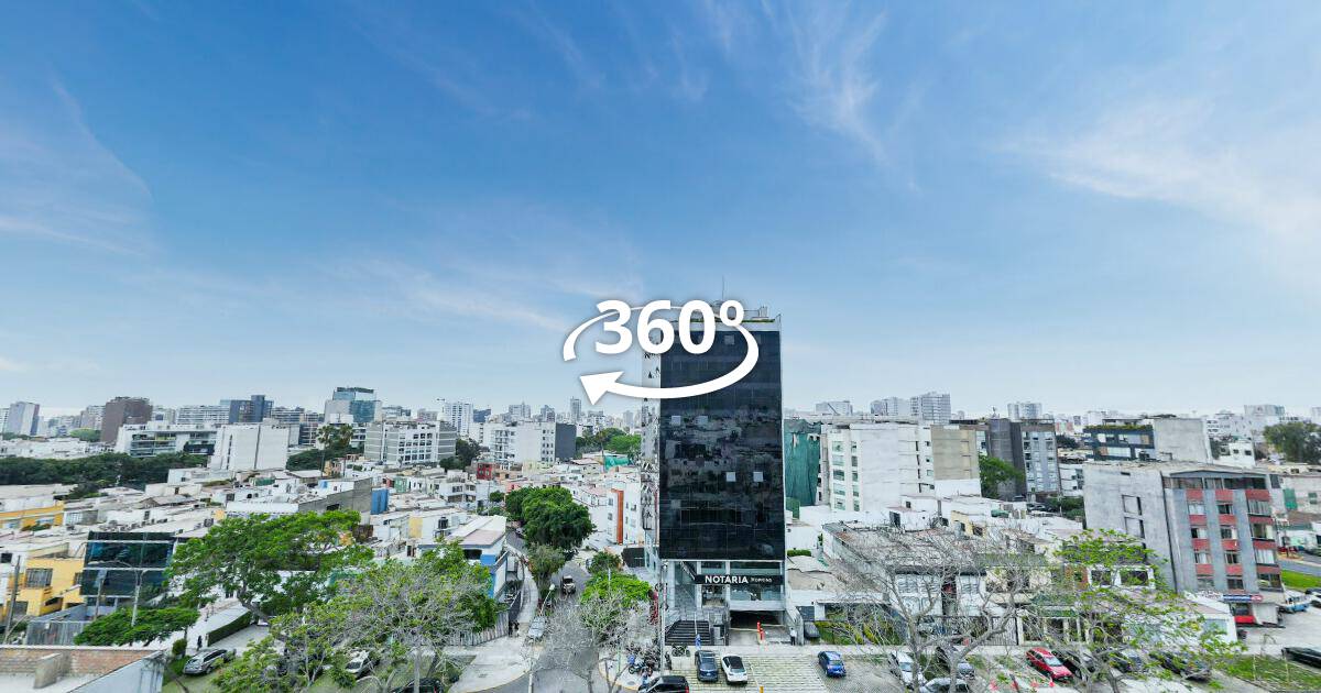 Vista aérea 360° con dron — Le Rosier, recorrido virtual 360°