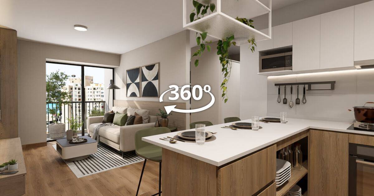 Departamento tipología X04 — Aura, recorrido virtual 360°