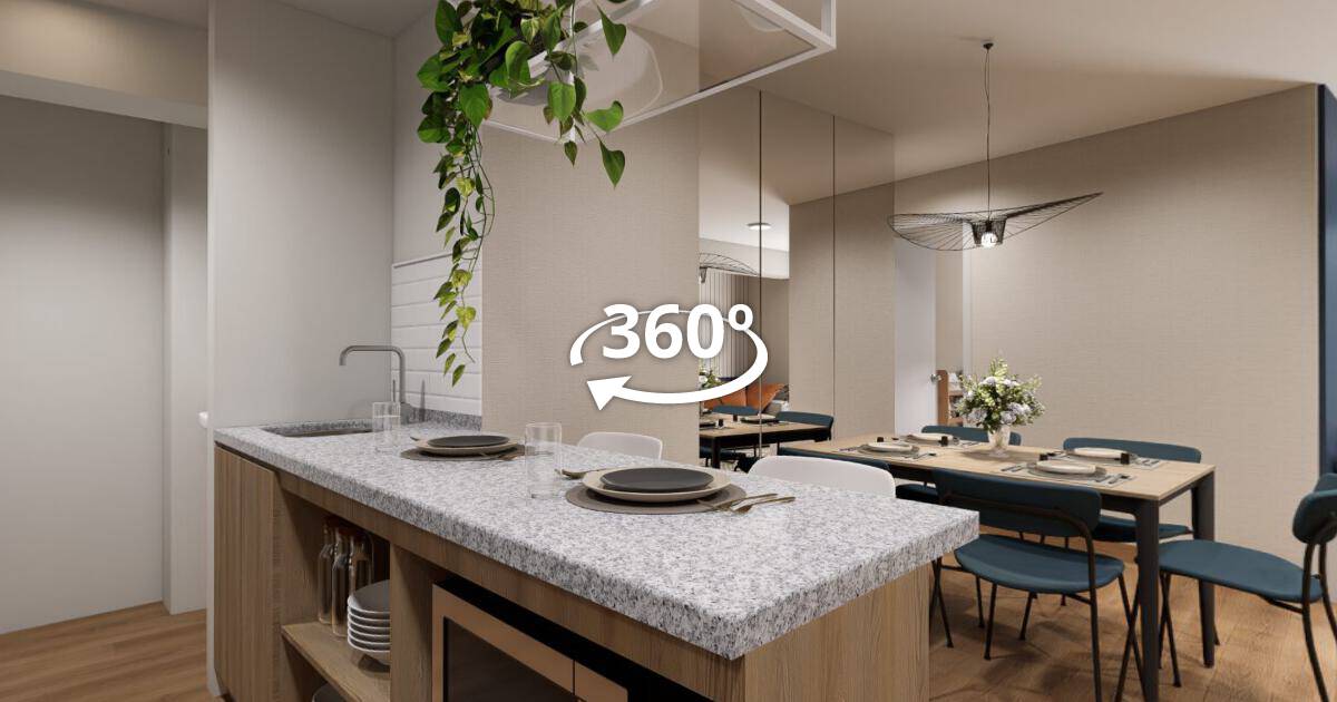 Departamento tipología X04 — Paseo Paz, recorrido virtual 360°