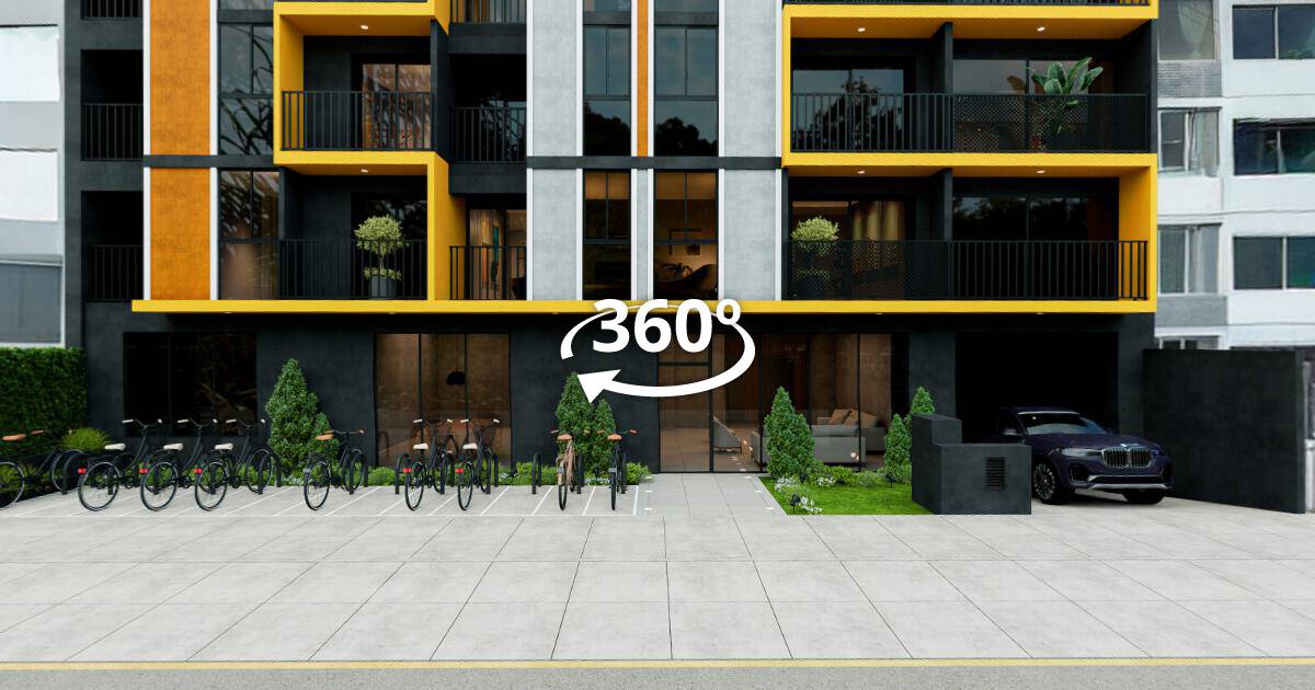 Fachada en 360° — Vibrant, recorrido virtual 360°