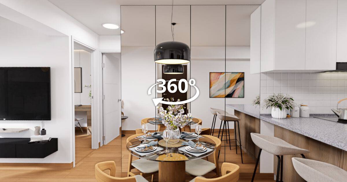 Departamento tipología X01 — Vibrant, recorrido virtual 360°