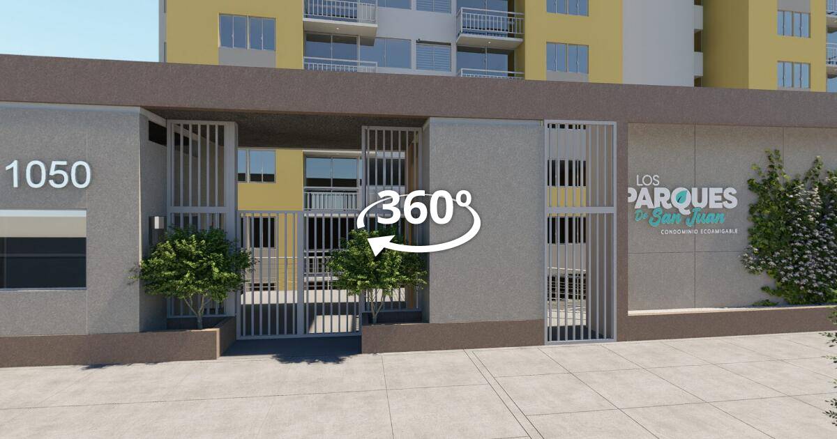 Departamento piloto y áreas comunes — Parques de San Juan, recorrido virtual 360°