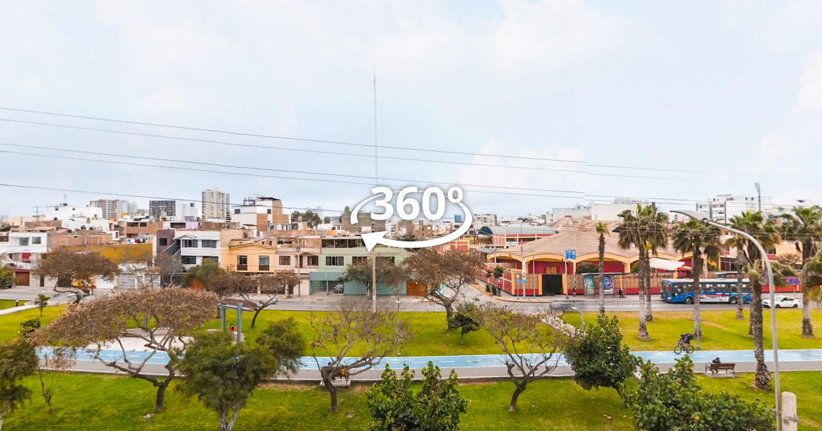 Vista aérea 360° con dron — Latir 490, recorrido virtual 360°