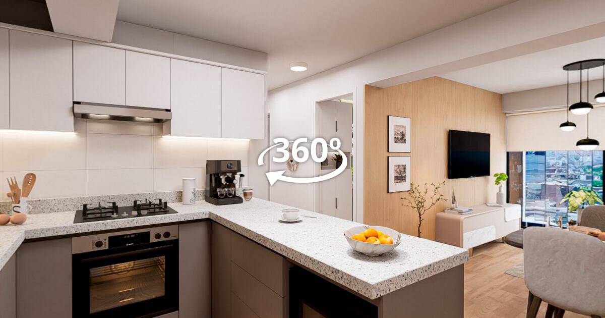 Departamento tipología X01 — Luup, recorrido virtual 360°
