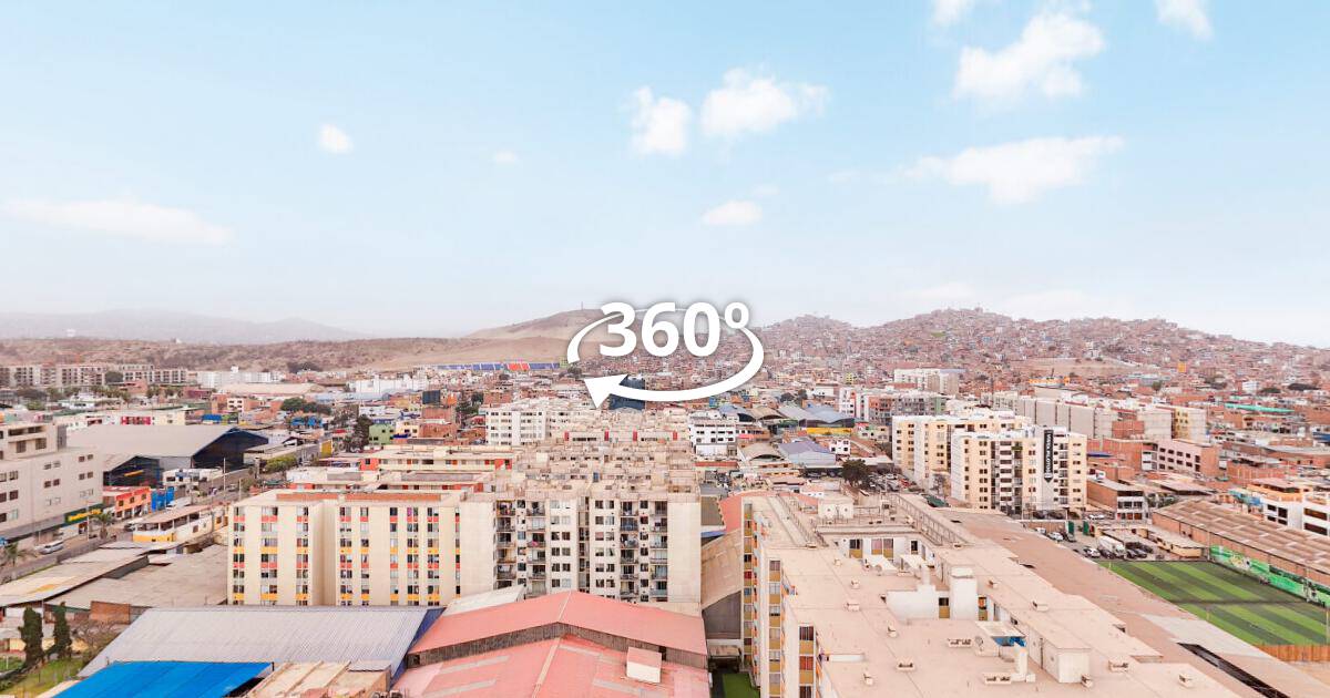 Vista aérea 360° con dron — Link, recorrido virtual 360°
