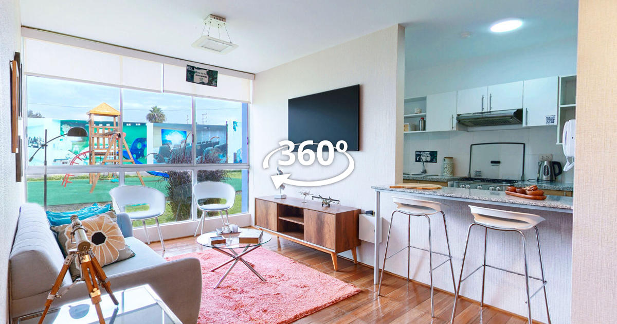 Departamento modelo — Del Parque Chiclayo, recorrido virtual 360°