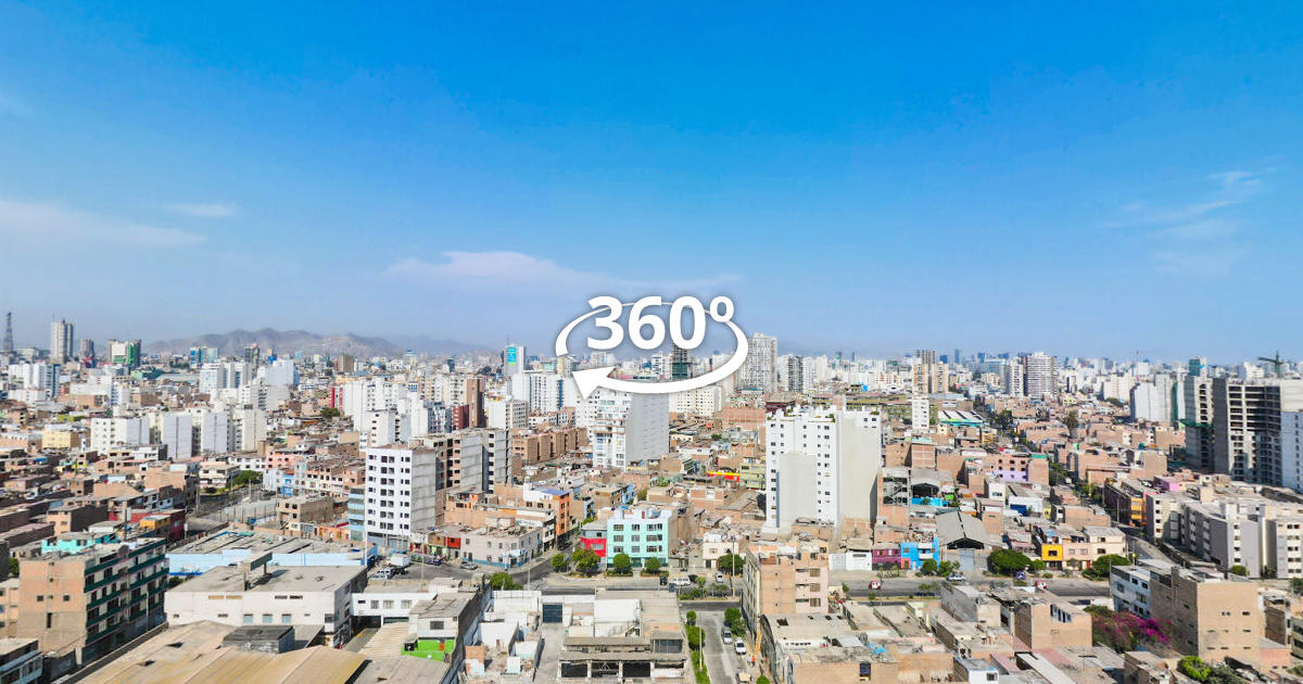 Vista aérea 360° con dron — Del Parque Centro, recorrido virtual 360°
