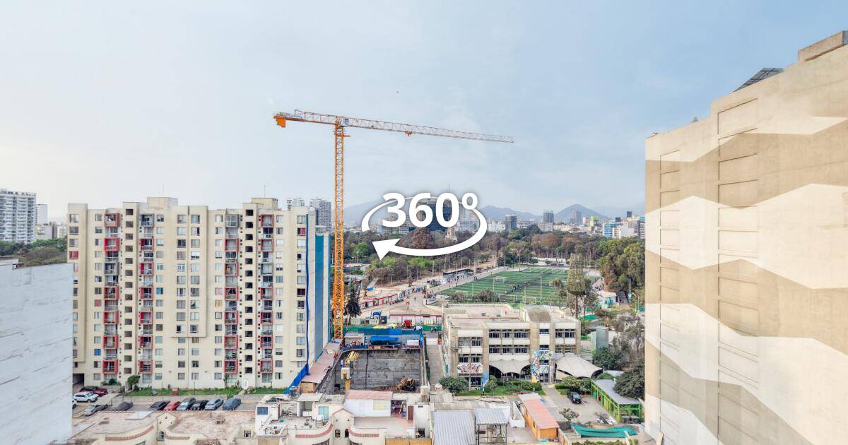 Vista aérea 360° con dron — Mondrian, recorrido virtual 360°