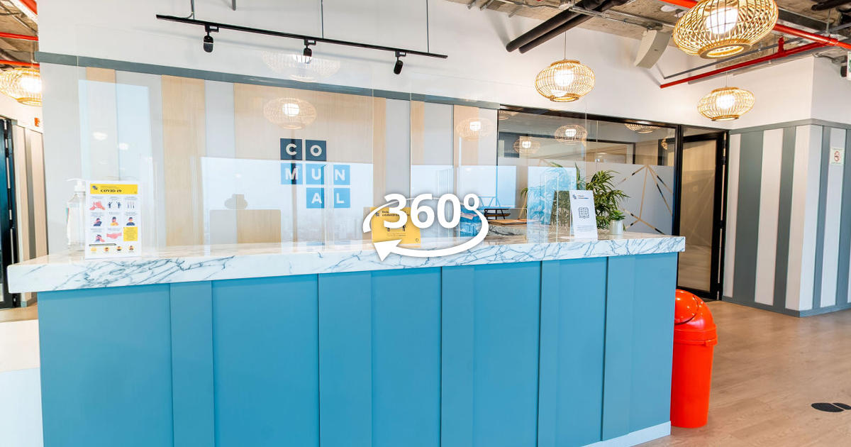 Sede TJP — Sedes de oficinas y coworking, recorrido virtual 360°