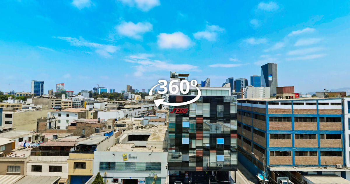 Vista aérea 360° con dron — Match, recorrido virtual 360°