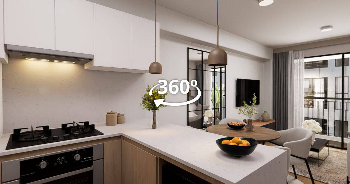 Departamento tipología X02 — Belisario, recorrido virtual 360°