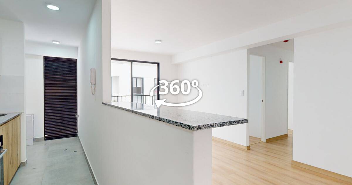 Departamento 801B — Park San Miguel, recorrido virtual 360°