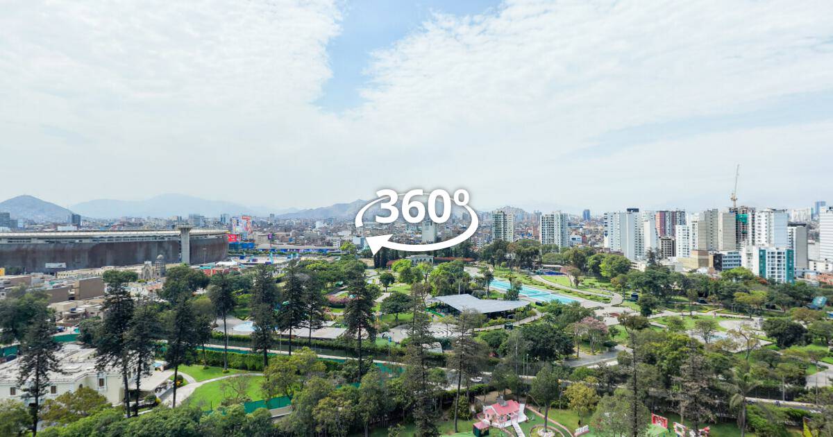 Vista aérea 360° en Cercado de Lima — Vistas aéreas 360° de inmuebles en Lima, recorrido virtual 360°