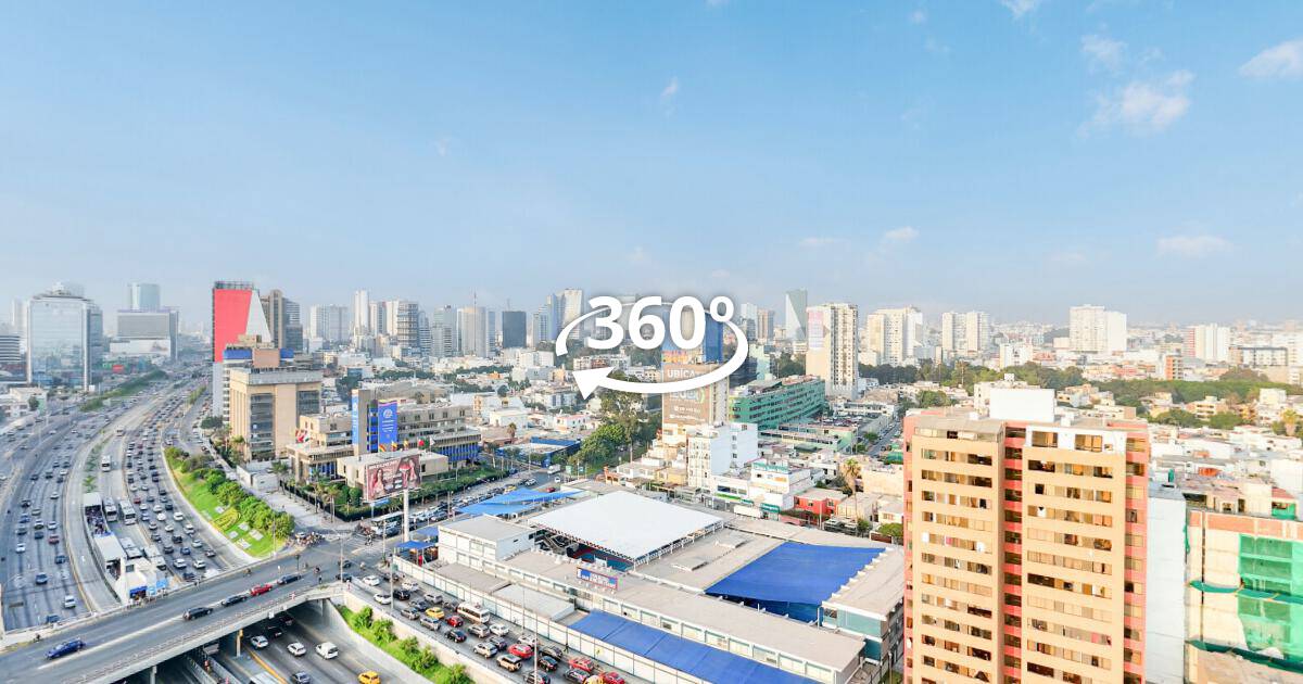 Vista aérea 360° en Miraflores (1) — Vistas aéreas 360° de inmuebles en Lima, recorrido virtual 360°