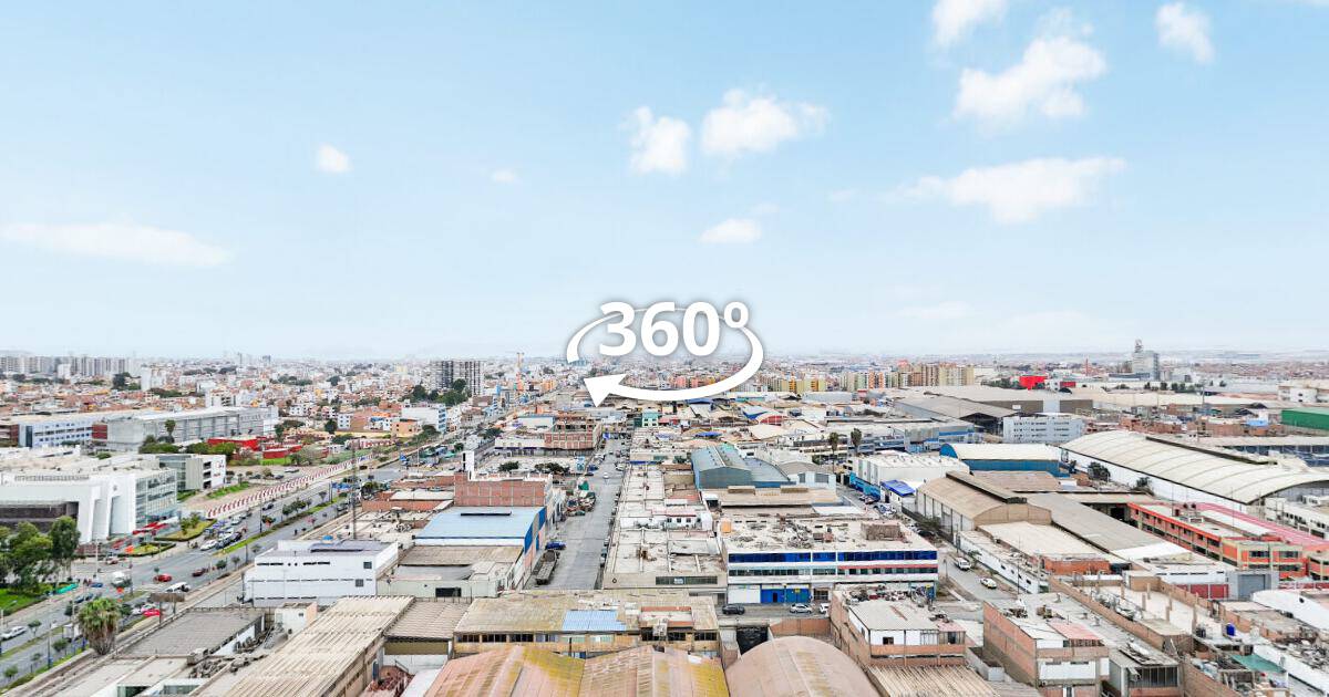 Vista aérea 360° con dron — Alto Metro Park, recorrido virtual 360°