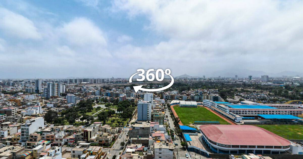 Vista aérea 360° con dron — Family Too, recorrido virtual 360°