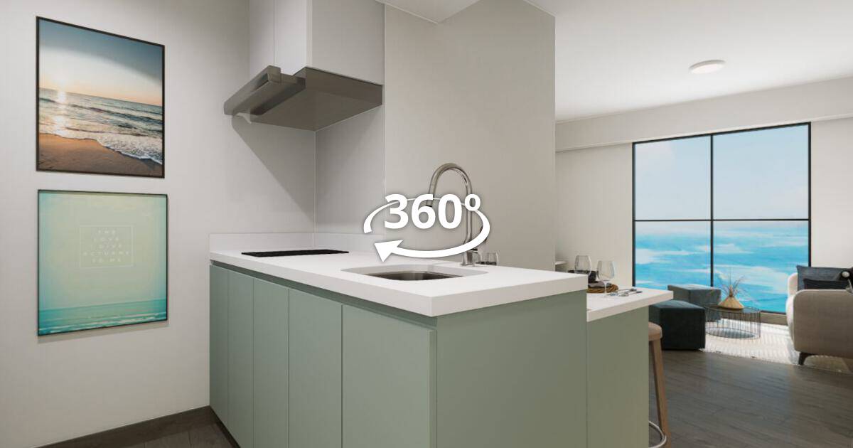 Departamento tipo 02 — Arise, recorrido virtual 360°