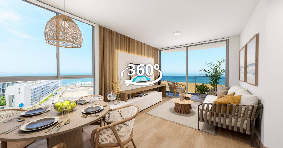 Departamento modelo — Miramar, recorrido virtual 360°