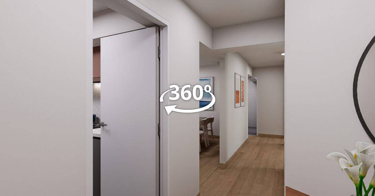 Departamento tipología A02 — Matiz, recorrido virtual 360°