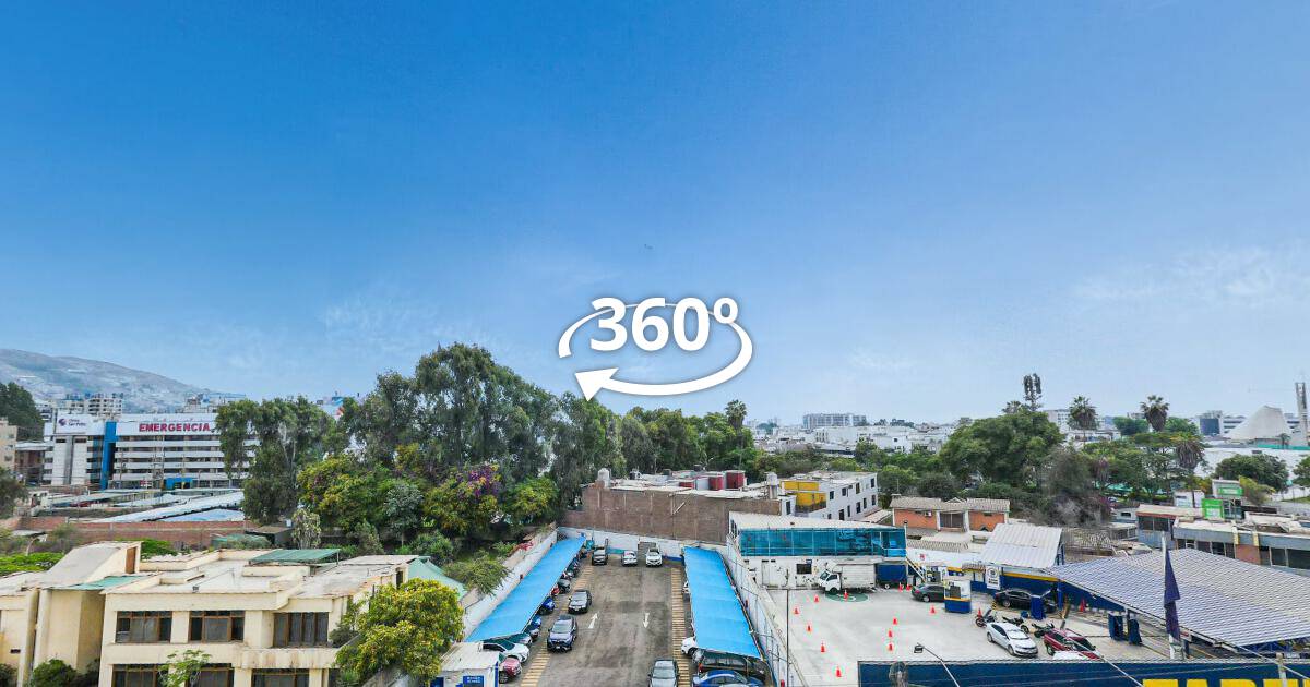 Vista aérea 360° con dron — Derby 182, recorrido virtual 360°