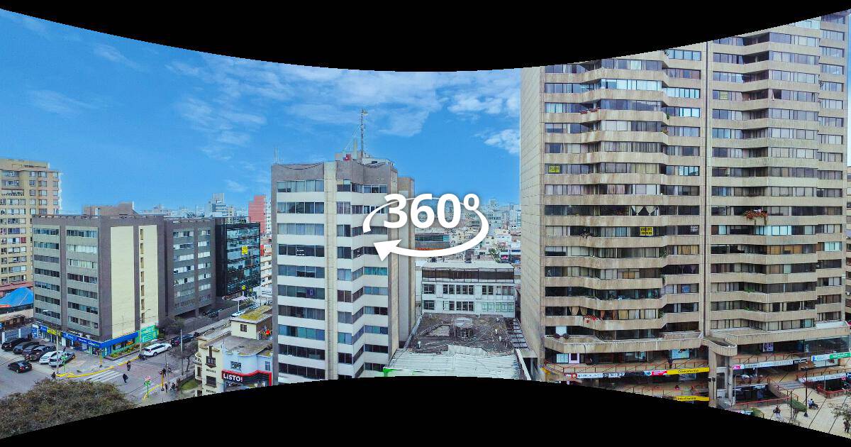 Vista aérea 360° con dron (2) — Pardo 669, recorrido virtual 360°
