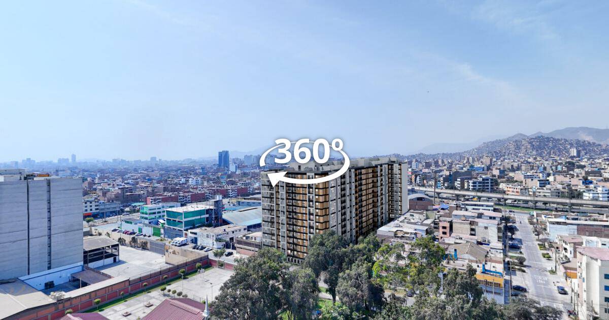 Vista aérea 360° con dron — Santa Catalina, recorrido virtual 360°